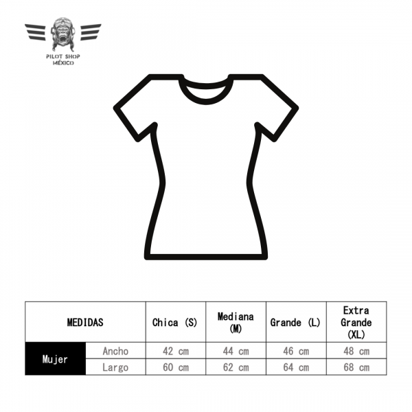 tshirts-medidas-women-pilot-shop-mexico